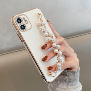 Gloss Pearl Chain iPhone Case - Bestocase