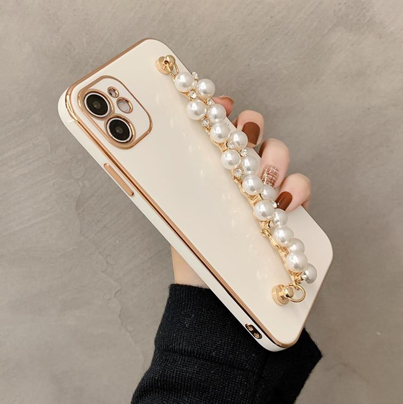 Gloss Pearl Chain iPhone Case - Bestocase