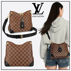 [High quality] * Damier canvas Odeon PM shoulder bag N50062 mySite