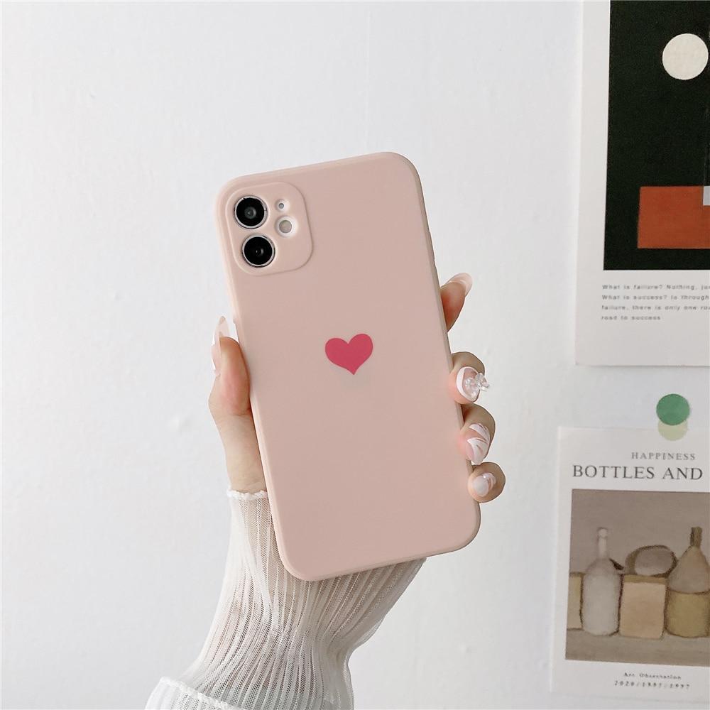 Heart Matte iPhone Case - Bestocase