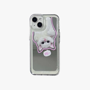 Mirror iPhone Case | Couple Cats & Dogs Hi (Buy 2 and get 50% off one) - Bestocase