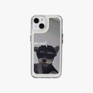Mirror iPhone Case | Couple Dogs I Am Fine (Buy 2 and get 50% off one) - Bestocase