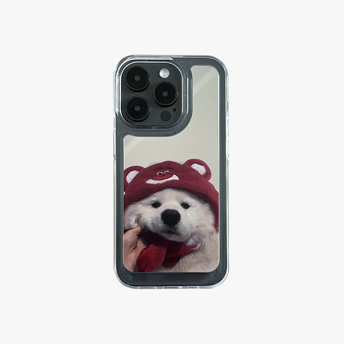 Mirror iPhone Case | Couple Dogs Samoyed (Buy 2 and get 50% off one) - Bestocase