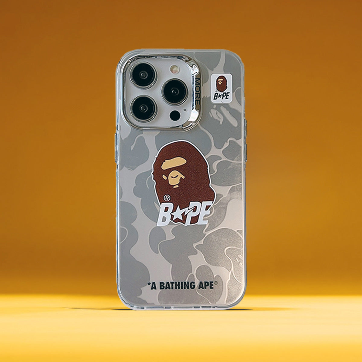 Limited iPhone Case | APE Silver Camo 2 - Bestocase